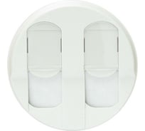 Лицевая панель Legrand Программа Celiane розетки RJ 45 Кат. № 2х0 673 44/45 белый 068252