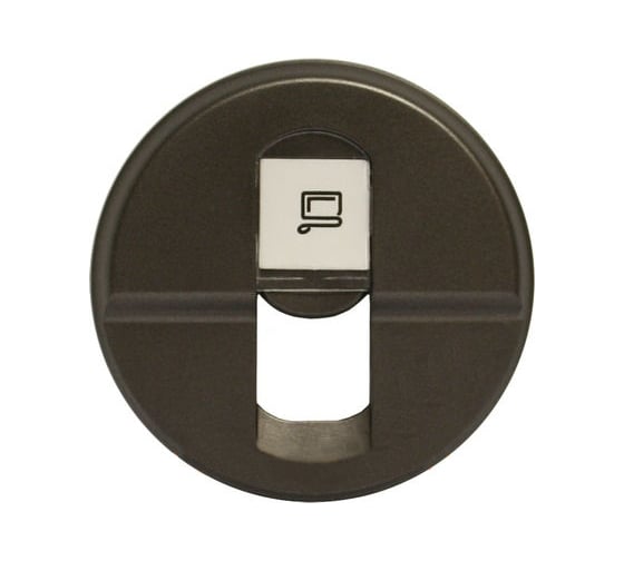 Накладка для розетки RJ-45 Legrand Celiane Графит 64935 1