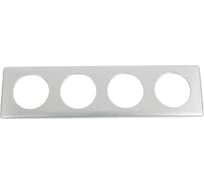 Рамка Программа Celiane металлик 4 поста алюминий Legrand 68924