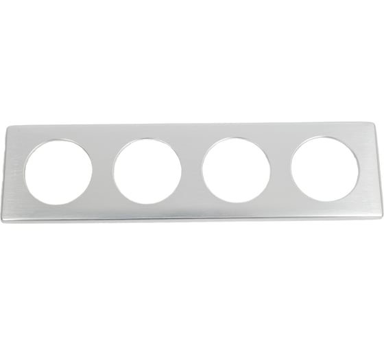 Рамка Legrand Программа Celiane металлик 4 поста алюминий 068924 1