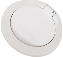 Лицевая панель Legrand Программа Celiane для розетки 2К+3 немецкого стандарта с защитной крышкой IP 44 белый 067841