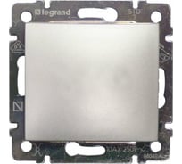 Одноклавишный выключатель, алюминий, 2-х полюсный Legrand Valena 770204