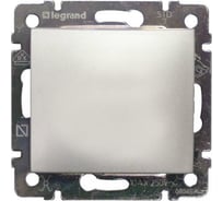 Переключатель Legrand одноклавишный Legrand Valena 10А 250В схема 6 безвинтовые зажимы алюминий 694338