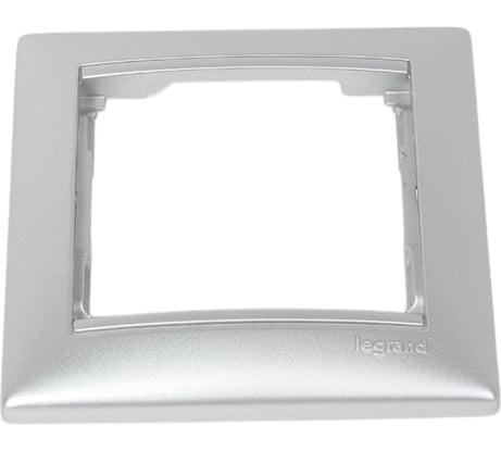 Рамка Legrand 1 пост Valena алюминий 694330