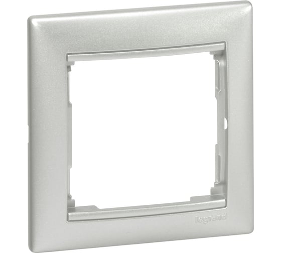 Рамка Legrand 1 пост Valena алюминий 694330
