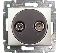 Розетка TV-FM, 1.5 дБ, алюминий Legrand Valena 770132