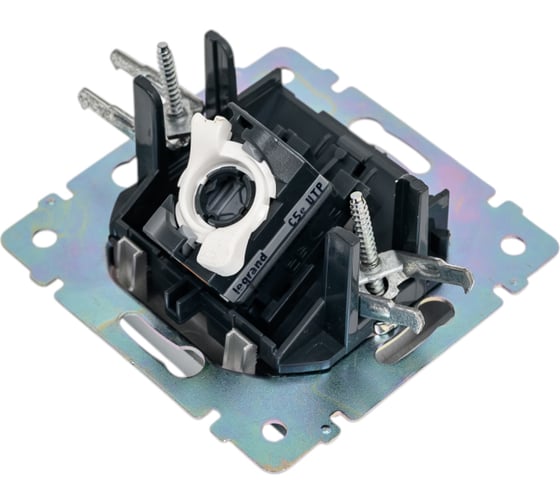 Розетка Legrand компьютерная RJ45 категория 5e UTP Legrand Valena с захватами алюминий 770230