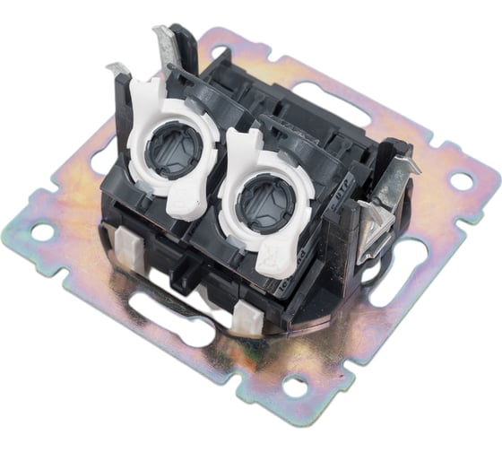 Розетка Legrand компьютерная двойная RJ45 категория 5e UTP Legrand Valena с захватами алюминий 770231