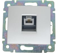 Розетка Legrand телефонная RJ11 Legrand Valena алюминий 694347