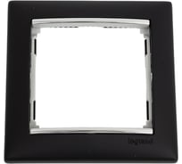 Рамка Legrand 1 пост Valena ноктюрн/серебряный штрих 770391