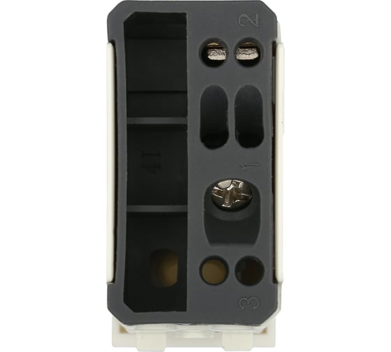 Переключатель с двух мест LK Studio 45х22,5 мм, схема 6, 16 A, 250 B, белый LK45 850204-1
