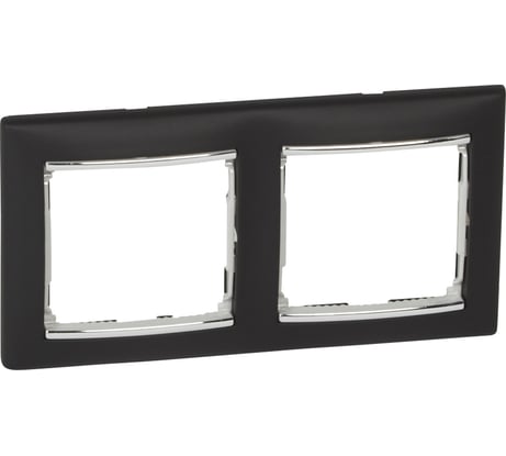 Рамка Legrand 2 пост Legrand Valena ноктюрн/серебряный штрих 696739