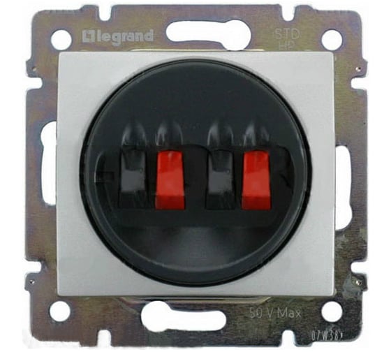 Розетка Legrand для акустической системы Legrand Valena белый 694283