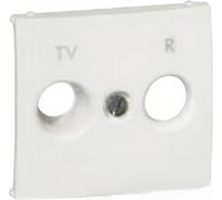 Накладка TV-FM розетки, белая Legrand Valena 774442