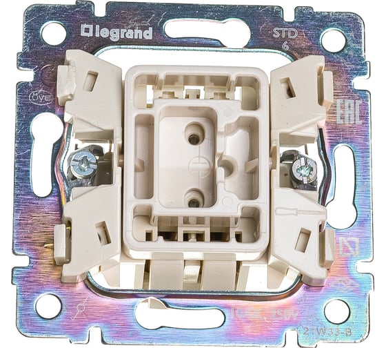 Переключатель Legrand одноклавишный Legrand Valena 10А 250В схема 6 безвинтовые зажимы белый 694262