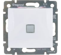 Переключатель Legrand одноклавишный с подсветкой Legrand Valena 10А 250В схема 6L безвинтовые зажимы белый 694271