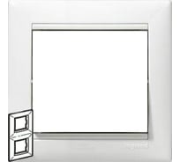 Двухместная вертикальная рамка, белая Legrand Valena 774456