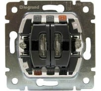 Механизм двухклавишного выключателя с подсветкой Legrand PRO 21 775825