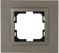 1-местная рамка Mono Electric STYLE ALUMINIUM бронза 107-810000-160