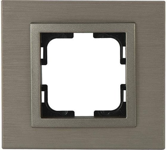 1-местная рамка Mono Electric STYLE ALUMINIUM бронза 107-810000-160 1