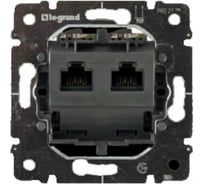 Механизм двойной компьютерной розетки, 5 кат UTP RJ45 Legrand PRO 21 775766