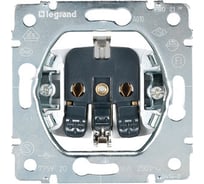 Механизм розетки с заземлением, пружинные клеммы Legrand PRO 21 775920