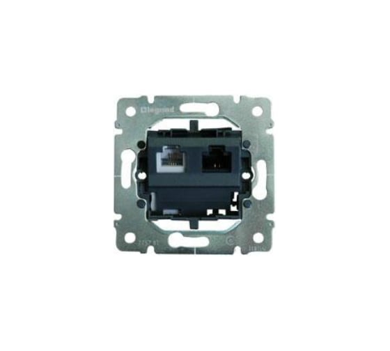 Механизм двойной розетки, RJ11+RJ45 Legrand PRO 21 775781 1