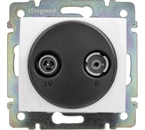 Розетка Legrand TV-FM Legrand Valena "звезда" белый 774432