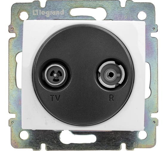 Розетка Legrand TV-FM Legrand Valena "звезда" белый 774432 1