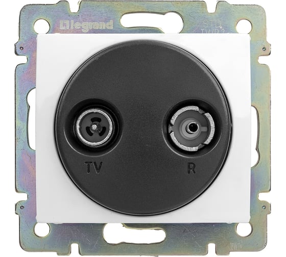 Розетка Legrand TV-FM Legrand Valena оконечная белый 774433