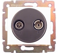 Розетка Legrand TV-FM Legrand Valena проходная белый 774434