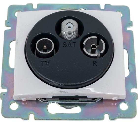 Розетка Legrand TV-FM-SAT Legrand Valena оконечная белый 694277 1