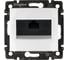 Розетка Legrand компьютерная RJ45 категория 5e UTP Legrand Valena с захватами белый 774230 5