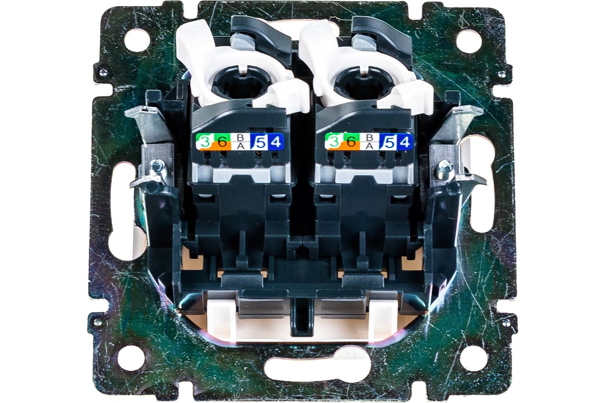 Розетка Legrand компьютерная двойная RJ45 категория 5e UTP Legrand ...