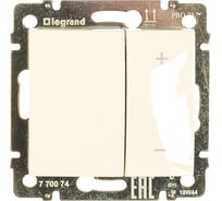 Диммер нажимной Legrand Valena 600Вт белый 770074