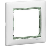 Рамка Legrand 1 пост Valena белый/кристалл 774461