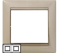 Двухместная горизонтальная рамка, кантри Legrand Valena 770022