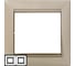 Двухместная горизонтальная рамка, кантри Legrand Valena 770022 1