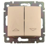 Жалюзийный кнопочный выключатель, крем Legrand Valena 774314