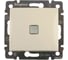 Переключатель Legrand одноклавишный с индикацией Legrand Valena 10А 250В схема 6T безвинтовые зажимы слоновая кость 774325 1