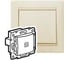 Переключатель Legrand одноклавишный с индикацией Legrand Valena 10А 250В схема 6T безвинтовые зажимы слоновая кость 774325 2