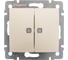 Переключатель Legrand двухклавишный с подсветкой Legrand Valena 10А 250В схема 6/2L безвинтовые зажимы слоновая кость 774112 2