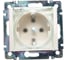 Розетка Legrand с заземлением IP44 Legrand Valena со шторками с защитной крышкой 16А 250В винтовые зажимы слоновая кость 695640 1