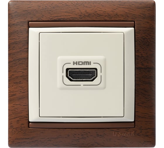Розетка Legrand HDMI для аудио и видеоустройств Legrand Valena слоновая кость 774185