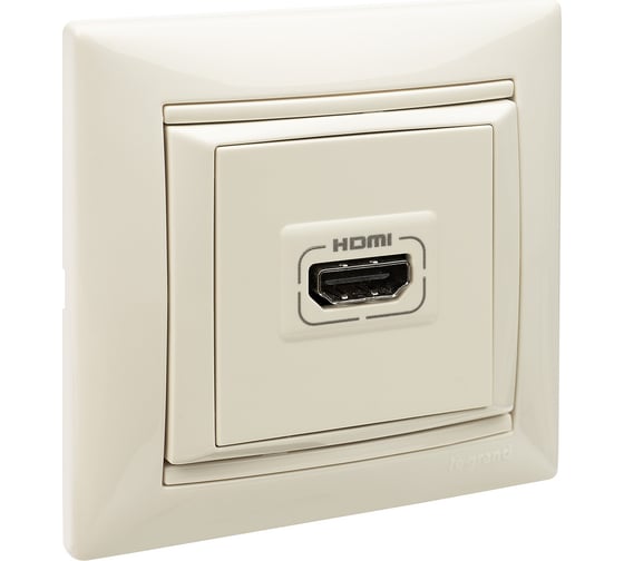 Розетка Legrand HDMI для аудио и видеоустройств Legrand Valena слоновая кость 774185