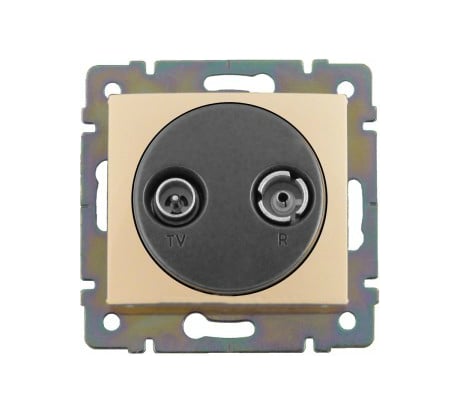 Розетка Legrand TV-FM Legrand Valena "звезда" слоновая кость 774332