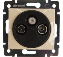 Розетка Legrand TV-FM-SAT Legrand Valena "звезда" слоновая кость 774335