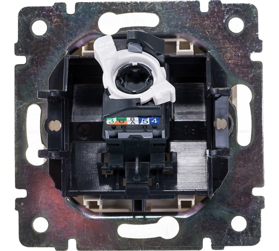 Розетка Legrand компьютерная RJ45 категория 5e UTP Legrand Valena монтаж на винтах слоновая кость 774138