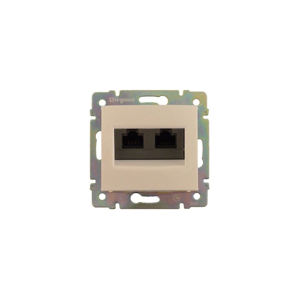 Компьютерная розетка Legrand, Valena двойная, с винтовым креплением ...