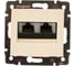 Розетка Legrand компьютерная двойная RJ45 категория 5e UTP Legrand Valena монтаж на винтах слоновая кость 774139 1